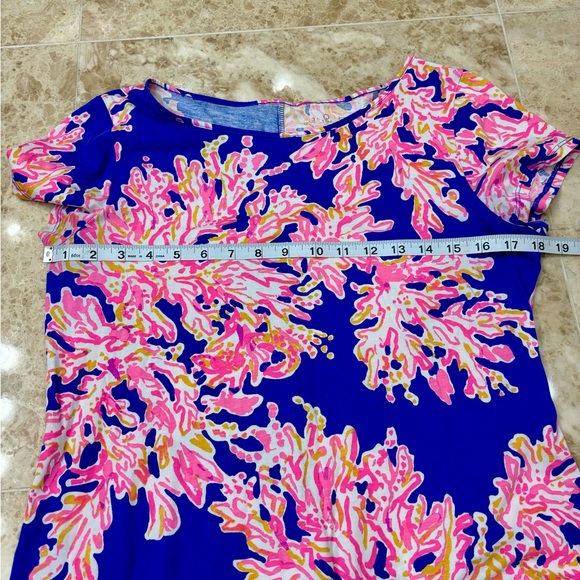 Lilly Pulitzer Marlowe Dress. Blue Electric. Size Medium - Picture 7 of 11